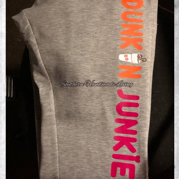 DunkinJunkie iron-on Vinyl “Decal ONLY” Shirt/SWST - Picture 8 of 15